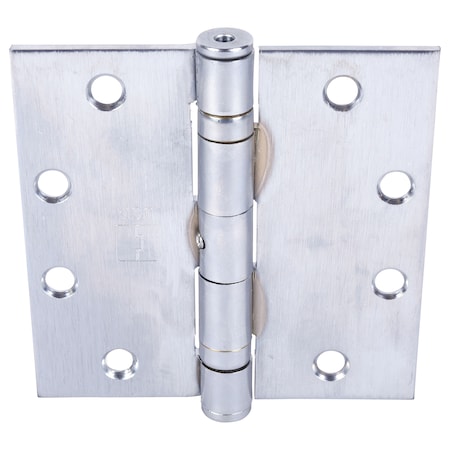 Hager Full Mortise Butt Hinge, 4" x 4-1/2", US32D, NRP, Standard, WMS BB1191N 4-1/2X4 US32D